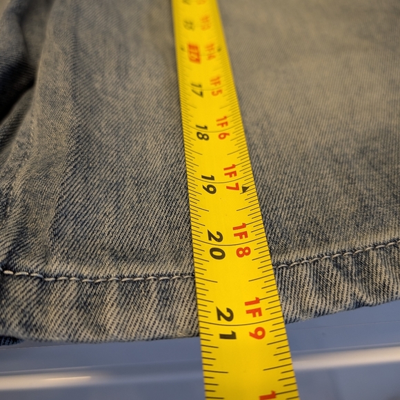 Empyre Oversized Baggy Denim Shorts - Women's Size 0 - Vintage Skater Vibes - Picture 5 of 10